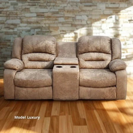 Lazy Boy Two-Seater Sofa (Luxury) + Cup Holder – Manual